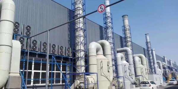 無(wú)錫廢氣處理廠家：噴淋塔內(nèi)用什么填料凈化效果好？